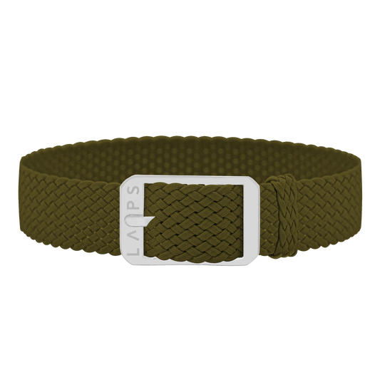 Perlon. Olive 14mm
