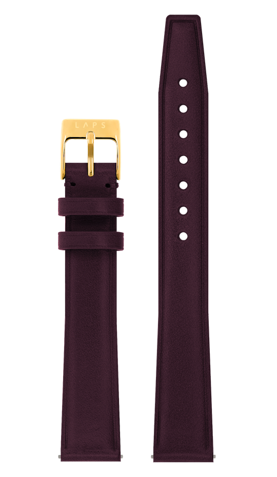 Prima Bracelet - Aubergine Leather
