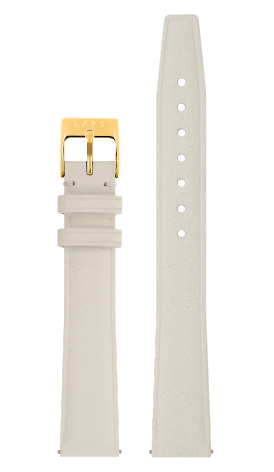 Bracelet Prima - Cuir crème