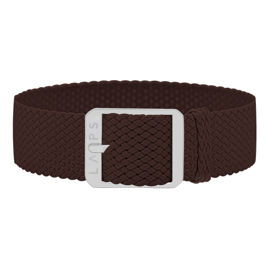 Perlon. marron 18mm