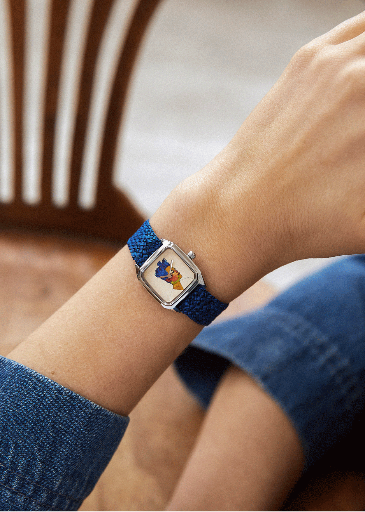 Prima Strap - Cobalt Blue Perlon