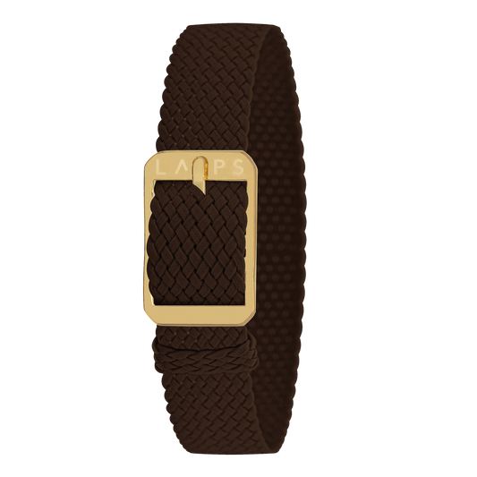 Bracelet Prima - Perlon Marron