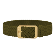 Perlon. Olive 14mm