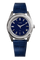 Indigo croco leather
