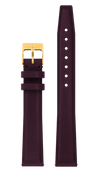 Bracelet Prima - Cuir Aubergine