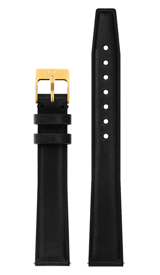Bracelet Prima - Cuir noir