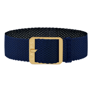 Perlon. bleu cobalt 18mm