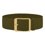 Perlon. olive 18mm