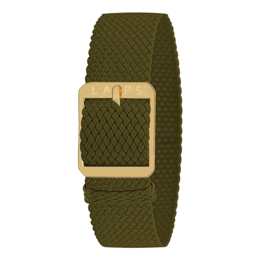 Bracelet Signature - Perlon Olive