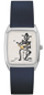 indigo leather strap