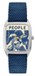 Perlon bleu cobalt