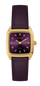 Cuir aubergine