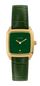 Green croco leather strap