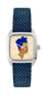 Perlon bleu