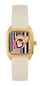 cream leather strap