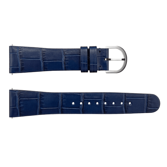 Leather. Indigo