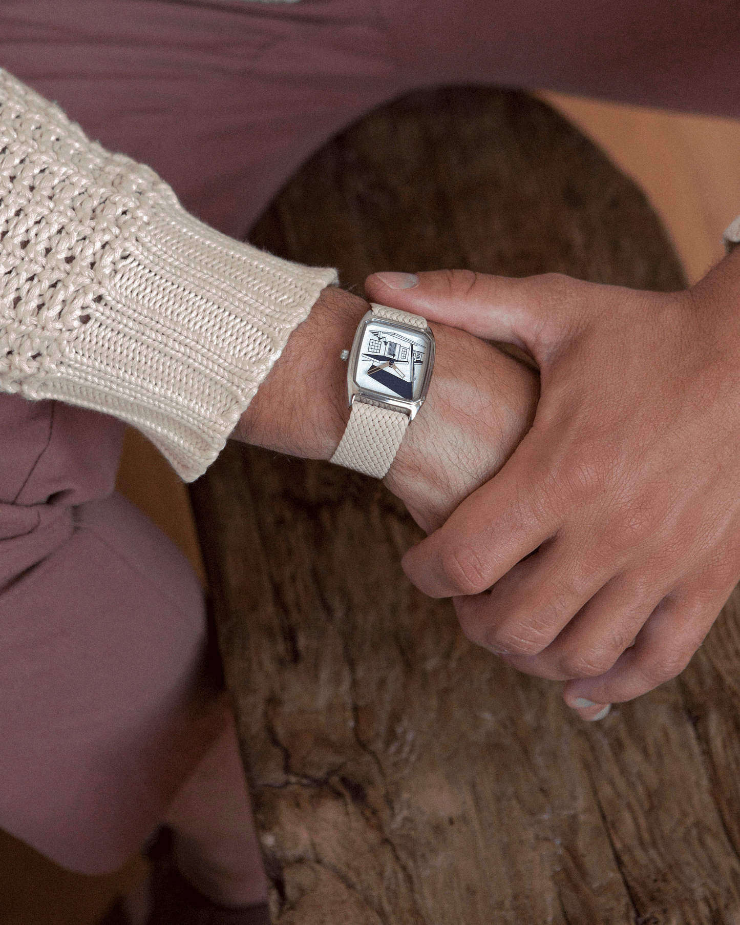 Signature Strap - Beige Perlon