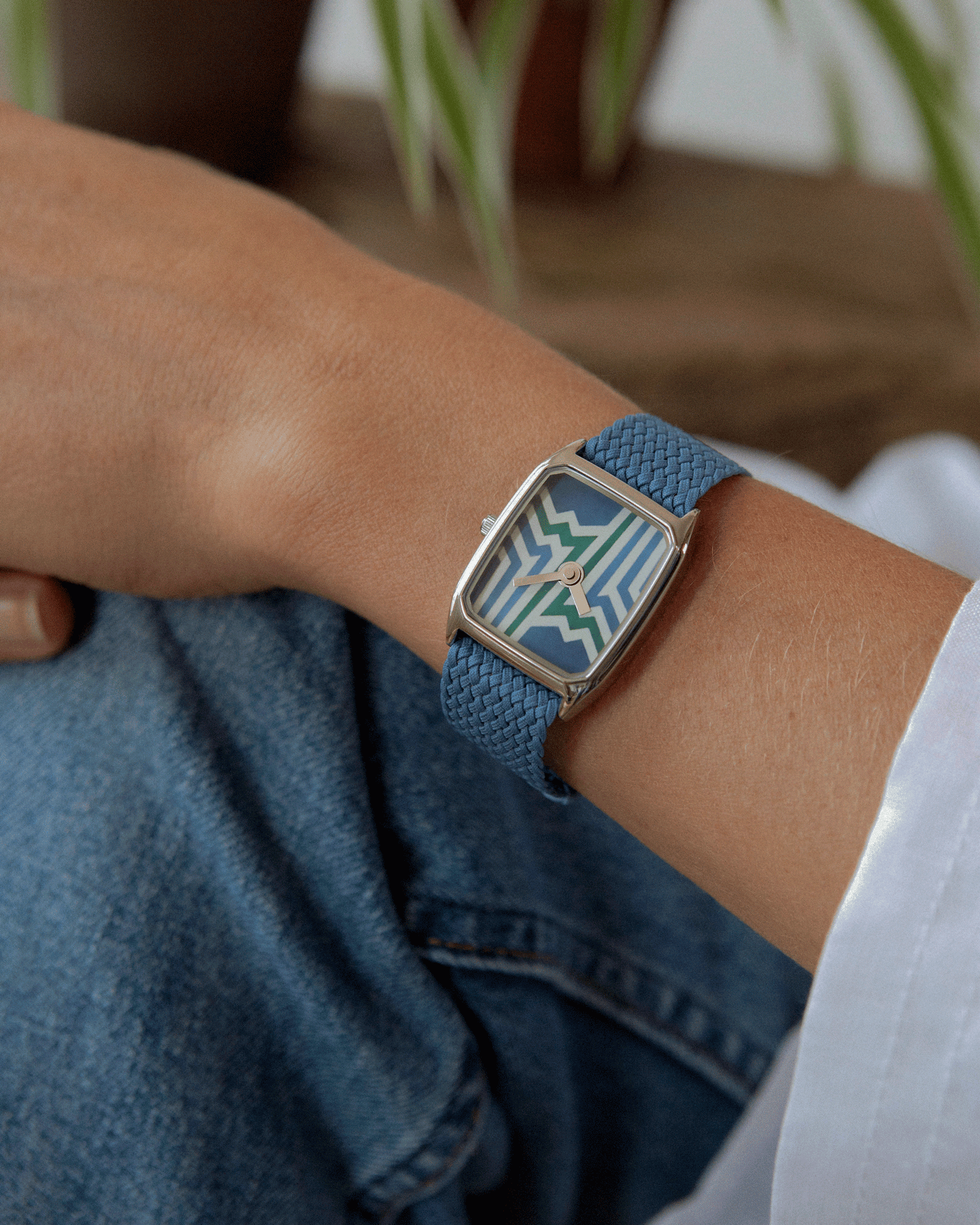 Signature Strap - Parisian Blue Perlon