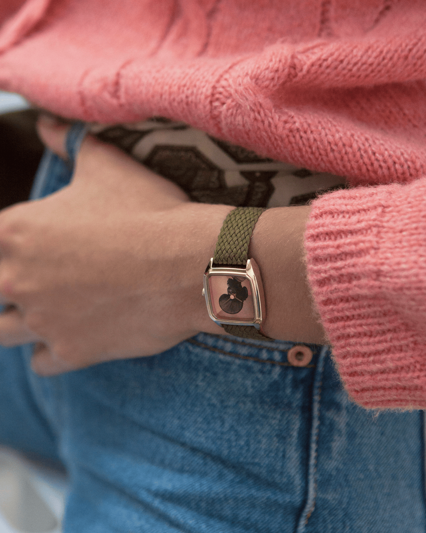 Prima Strap - Olive Perlon